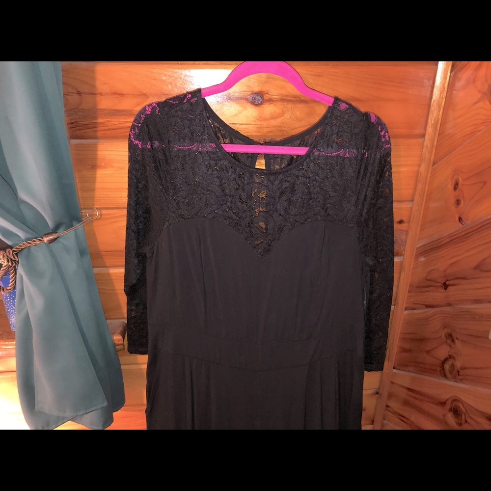 Black Jumpsuit with Lace